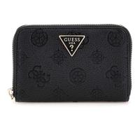 GUESS Cresidia II SLG Zip Around Wallet Black Logo Black