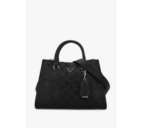 GUESS Cresidia II Society Black Satchel Bag Size: One Size, Colour: Bk