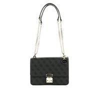 GUESS cross body bag Eliette Logo Convertible Xbody Flap Coal Logo