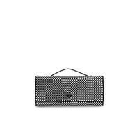 GUESS cross body bag evening bag Tasmin Mini Top Handle Clutch Black silver-coloured