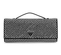 GUESS cross body bag evening bag Tasmin Mini Top Handle Clutch Black silver-coloured