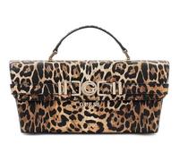 GUESS cross body bag handbag Cirene Top Handle Flap Bag Leopard brown