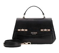 GUESS cross body bag handbag Melinda Top Handle Flap Bag Black