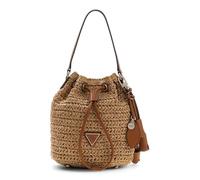 GUESS cross body bag handbag Ofelia Top Handle Bucket Natural/Cognac light brown