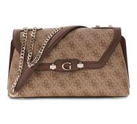 GUESS cross body bag Lindsey Convertible Xbody Flap Latte Logo