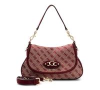 GUESS cross body bag Samantha Flap Shoulder Bag Merlot Logo dark red