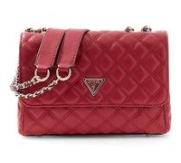 GUESS cross body bag shoulder bag Giully II Compound Convertible Flap Bag Dark Cherry dark red