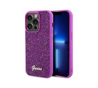 Guess Disco Metal Script Fuchsia case - iPhone 14 Pro Max
