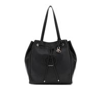 GUESS DRAWSTRING KNEAKER BAG TOTE COLOR BLACK