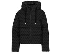 Guess Duffel coats DAISY PUFFER LOGO FLOCK in Black EU XL
