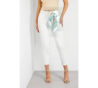 GUESS Eco 1981 Capri Pure White size 27 | Slim Jeans Outlet | Women | Cyan