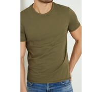 GUESS Eco Aidy Cn Ss Tee Army Olive size XXL | Basic T-Shirts Outlet | Men | Green XXL