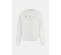 GUESS Eco Beau Cn Sweatshirt Pure White size XL | Sweaters Outlet | Men | White XL