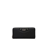 GUESS Eco Brenton SLG Large Zip Around Wallet L Black, Black