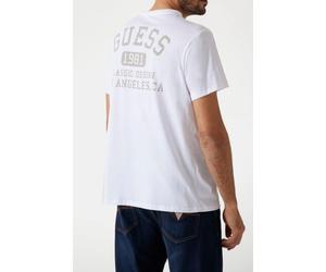 GUESS Eco Bsc Classic Collegia Pure White size XL | Basic T-Shirts Outlet | Men | White XL