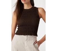 GUESS Eco Claire Sl Smock Tank Espresso Brown size L | Wide Pants Outlet | Women | Brown L