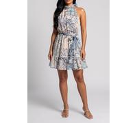 GUESS Eco Danièle Flare Dresse Fiji Palm Print size XS | Mini Dresses Outlet | Women XS