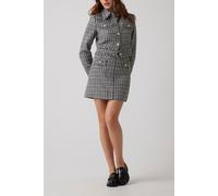 GUESS Eco Daphnee Cropped Jack Black And White Twee size L | Cropped Jackets Outlet | Women | Black