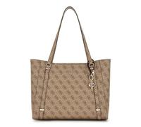 GUESS Eco Erica Elite Women's Synthetic Tote, Model HWESG951023, Monogram Pattern with Triangular Logo (Lattee, 39 x 27 x 10 cm)