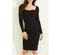 GUESS ECO Es Ls Sweethrt Margo Jet Black A996 size XS | Midi Dresses Outlet | Women | Black XS