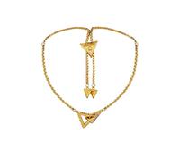 GUESS ECO Goldtone Crystal Stone Slider Bracelet for Women