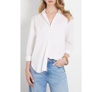 GUESS ECO Ls Celeste Boyfriend Pure White size S | Button-Down Shirts Outlet | Women | Cyan S