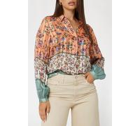 GUESS Eco Ls Danielle Shirt Little Flora Garden size S | Blouses Outlet | Women