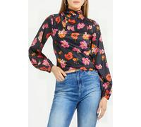GUESS Eco Ls Gudule Top Floral Black Ground size S | Blouses Outlet | Women | Black S