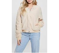 GUESS ECO Ls Odessa Flight Jacket Calm Sands Multi size XS | Jackets Outlet | Women | Brown XS