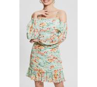 GUESS ECO Ls Tiffany Dress Rose Meadows Print size XS | Mini Dresses Outlet | Women | Pink XS