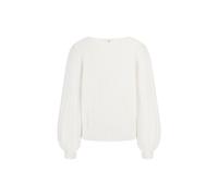 GUESS Eco Ls Vn Madeline Textu Dove White size M | Sweaters Outlet | Women | White M