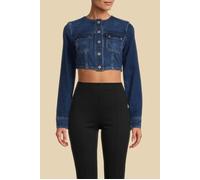 GUESS Eco Lyssa Crop Jacket Alder size S | Denim Jackets Outlet | Women S