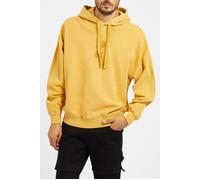 GUESS ECO Rib Insert Hoodie Sweatshirt Gold Flake size XL | Hoodies Outlet | Men | Yellow XL