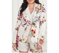 GUESS Eco Rose Romance Blazer Glorious Garden Ao size 36 | Blazers Outlet | Women | Pink 36