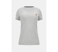 GUESS Eco Ss Cn Mini Triangle Light Melange Grey M size XS | Wide Pants Outlet | Women | Gray XS