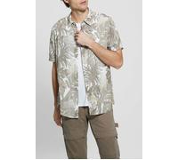 GUESS ECO Ss Eco Rayon Tropica Etched Tropical Prin size S | Casual Shirts Outlet | Men S