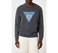 GUESS Eco Triangle Patch Cn Sw Grey Shadow Blue size S | Sweaters Outlet | Men | Gray S