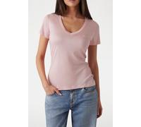 GUESS Eco Vn Ss Light Basic Te Pink Pearl size S | Shirts Outlet | Women | Pink S