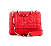 GUESS Edita Mini Convertible Crossbody Flap, Coral Red, One size