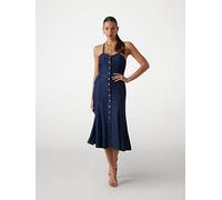Guess Edna Dress, Blue, Size L, Women Blue