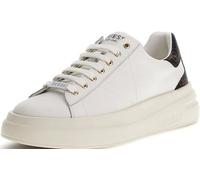 GUESS Men's ELBA CARRYOVER Sneaker, White, 7 UK