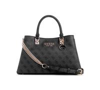 GUESS Eliette Logo Girlfriend Satchel Coal Logo, Coal logo, One size