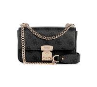 GUESS Eliette Logo Mini Convertible XBody Flap Women's Cross-Body Bag, Coal Logo, One size