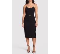 GUESS Ella Shoulder Strap Jet Black A996 size 42 | Midi Dresses Outlet | Women | Black 42
