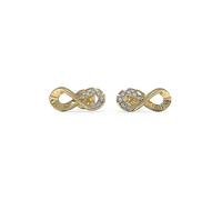 Guess Endless Dream Infinity Gold Stud Earrings Gold