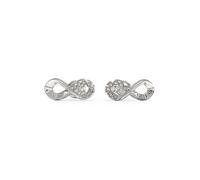 Guess Women's Endless Dream Stainless Steel Stud Earrings One Size Silver