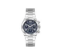 Guess Equality Women's Silver Watch with Stainless Steel Strap, Water Resistance: 5 Bar, Case Diameter: 40 mm, GW0769L1