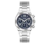 Guess Equality Women's Silver Watch with Stainless Steel Strap, Water Resistance: 5 Bar, Case Diameter: 40 mm, GW0769L1