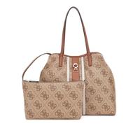GUESS Erenia 2 in 1 Tote Latte Logo Light Brown Shopper Bag