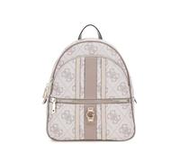 GUESS Erenia Backpack, Dark Taupe Logo, 28 x 34 x 12.5 cm, Faux Leather with Multiple Pockets